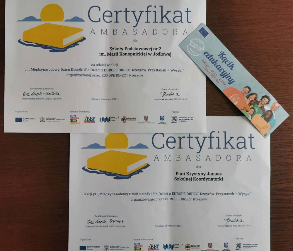 certyfikat ambasador