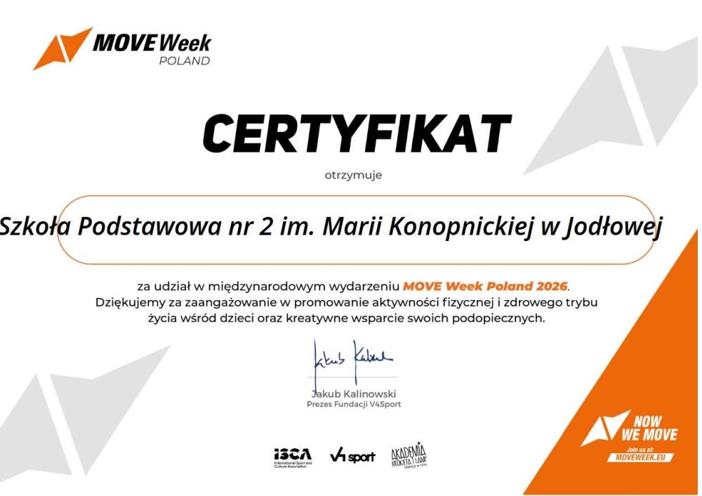 certyfikat move